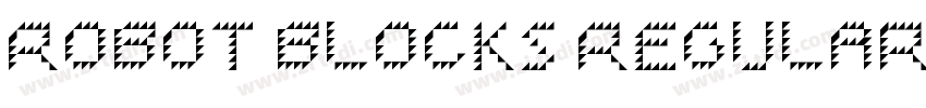 Robot Blocks Regular字体转换 Robot Blocks Regular字体转换